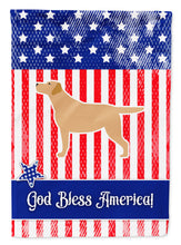 Load image into Gallery viewer, USA Patriotic Yellow Labrador Retriever Garden Flag - Outdoor Decorative Yard Flag BB3297GF