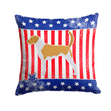 Load image into Gallery viewer, USA Patriotic American Foxhound Throw Pillow - 14x14 Decorative Pillow – Art for Your Home &amp; Patio BB3298PW1414