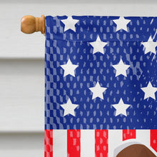 Load image into Gallery viewer, USA Patriotic Welsh Springer Spaniel Flag Canvas House Size BB3300CHF