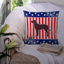 Load image into Gallery viewer, AUSA Patriotic merican Water Spaniel Throw Pillow - 14x14 Decorative Pillow – Art for Your Home &amp; Patio BB3301PW1414