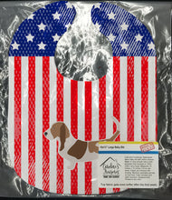Load image into Gallery viewer, USA Patriotic Basset Hound Baby Bib BB3302BIB