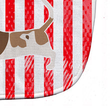 Load image into Gallery viewer, USA Patriotic Basset Hound Baby Bib BB3302BIB