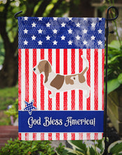 Load image into Gallery viewer, USA Patriotic Basset Hound Garden Flag - Outdoor Decorative Yard Flag BB3302GF