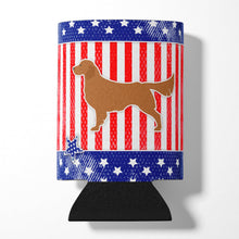 Load image into Gallery viewer, USA Patriotic Golden Retriever Can or Bottle Hugger BB3304CC