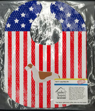 Load image into Gallery viewer, USA Patriotic Greyhound Baby Bib BB3305BIB