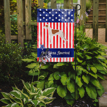 Load image into Gallery viewer, USA Patriotic Greyhound Garden Flag - Outdoor Decorative Yard Flag BB3305GF