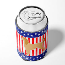 Load image into Gallery viewer, USA Patriotic Afghan Hound Can or Bottle Hugger BB3306CC