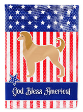 Load image into Gallery viewer, USA Patriotic Afghan Hound Garden Flag - Outdoor Decorative Yard Flag BB3306GF