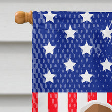 Load image into Gallery viewer, USA Patriotic Jack Russell Terrier Flag Canvas House Size BB3307CHF