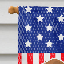 Load image into Gallery viewer, USA Patriotic Norfolk Terrier Flag Canvas House Size BB3309CHF