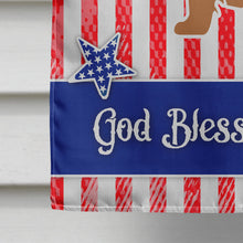 Load image into Gallery viewer, USA Patriotic Norfolk Terrier Flag Canvas House Size BB3309CHF