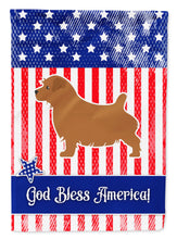 Load image into Gallery viewer, USA Patriotic Norfolk Terrier Garden Flag - Outdoor Decorative Yard Flag BB3309GF