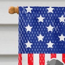 Load image into Gallery viewer, USA Patriotic German Wirehaired Pointer Flag Canvas House Size BB3311CHF