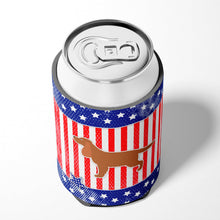 Load image into Gallery viewer, USA Patriotic English Cocker Spaniel Can or Bottle Hugger BB3312CC