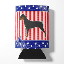 Load image into Gallery viewer, USA Patriotic German Pinscher Can or Bottle Hugger BB3313CC