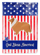 Load image into Gallery viewer, USA Patriotic Collie Garden Flag - Outdoor Decorative Yard Flag BB3316GF