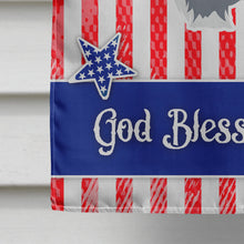 Load image into Gallery viewer, USA Patriotic Bearded Collie Flag Canvas House Size BB3317CHF