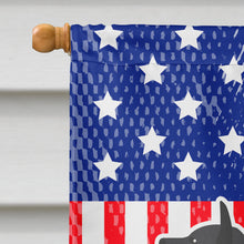 Load image into Gallery viewer, USA Patriotic Croatian Sheepdog Flag Canvas House Size BB3321CHF