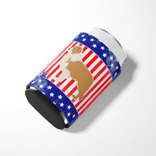 Load image into Gallery viewer, USA Patriotic Red Border Collie Can or Bottle Hugger BB3322CC
