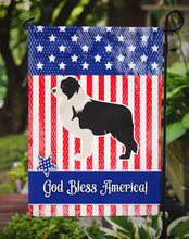 Load image into Gallery viewer, USA Patriotic Black Border Collie Garden Flag - Outdoor Decorative Yard Flag BB3323GF