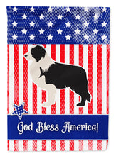Load image into Gallery viewer, USA Patriotic Black Border Collie Garden Flag - Outdoor Decorative Yard Flag BB3323GF