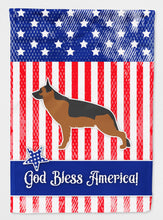 Load image into Gallery viewer, USA Patriotic German Shepherd Flag Canvas House Size BB3324CHF