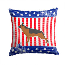 Load image into Gallery viewer, USA Patriotic German Shepherd Throw Pillow - 14x14 Decorative Pillow – Art for Your Home &amp; Patio BB3324PW1414