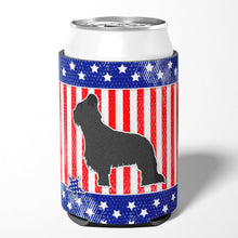 Load image into Gallery viewer, USA Patriotic Briard Can or Bottle Hugger BB3326CC