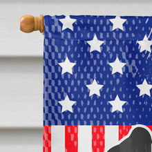 Load image into Gallery viewer, USA Patriotic Briard Flag Canvas House Size BB3326CHF