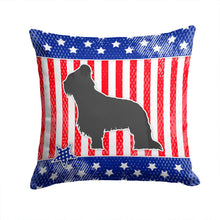 Load image into Gallery viewer, USA Patriotic Briard Throw Pillow - 14x14 Decorative Pillow – Art for Your Home &amp; Patio BB3326PW1414