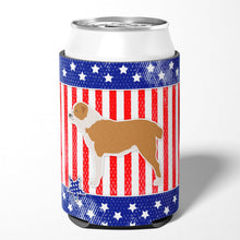 Load image into Gallery viewer, USA Patriotic Central Asian Shepherd Dog Can or Bottle Hugger BB3328CC