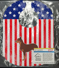 Load image into Gallery viewer, USA Patriotic Australian Kelpie Dog Baby Bib BB3329BIB
