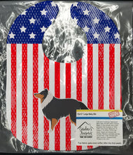Load image into Gallery viewer, USA Patriotic Sheltie/Shetland Sheepdog Baby Bib BB3330BIB