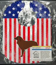 Load image into Gallery viewer, USA Patriotic Portuguese Sheepdog Dog Baby Bib BB3331BIB