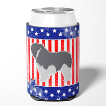 Load image into Gallery viewer, USA Patriotic Polish Lowland Sheepdog Dog Can or Bottle Hugger BB3332CC