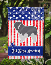 Load image into Gallery viewer, USA Patriotic Polish Lowland Sheepdog Dog Garden Flag - Outdoor Decorative Yard Flag BB3332GF