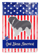 Load image into Gallery viewer, USA Patriotic Polish Lowland Sheepdog Dog Garden Flag - Outdoor Decorative Yard Flag BB3332GF