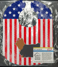 Load image into Gallery viewer, USA Patriotic Yorkshire Terrier Yorkie Baby Bib BB3334BIB
