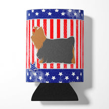 Load image into Gallery viewer, USA Patriotic Yorkshire Terrier Yorkie Can or Bottle Hugger BB3334CC
