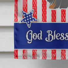 Load image into Gallery viewer, USA Patriotic Yorkshire Terrier Yorkie Flag Canvas House Size BB3334CHF