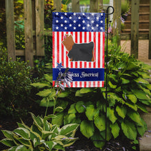 Load image into Gallery viewer, USA Patriotic Yorkshire Terrier Yorkie Garden Flag - Outdoor Decorative Yard Flag BB3334GF