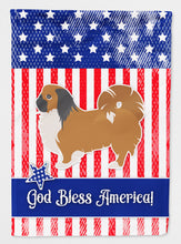 Load image into Gallery viewer, USA Patriotic Pekingese Flag Canvas House Size BB3338CHF
