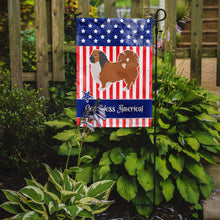 Load image into Gallery viewer, USA Patriotic Pekingese Garden Flag - Outdoor Decorative Yard Flag BB3338GF