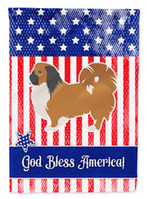 Load image into Gallery viewer, USA Patriotic Pekingese Garden Flag - Outdoor Decorative Yard Flag BB3338GF