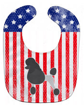 Load image into Gallery viewer, USA Patriotic Poodle Baby Bib BB3339BIB