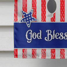 Load image into Gallery viewer, USA Patriotic Poodle Flag Canvas House Size BB3339CHF