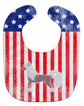 Load image into Gallery viewer, USA Patriotic Chinese Crested Baby Bib BB3343BIB