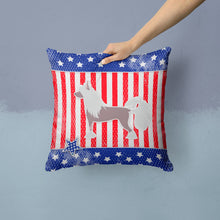 Load image into Gallery viewer, USA Patriotic Chinese Crested Throw Pillow - 14x14 Decorative Pillow – Art for Your Home &amp; Patio BB3343PW1414