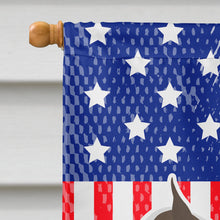 Load image into Gallery viewer, USA Patriotic Boston Terrier Flag Canvas House Size BB3344CHF