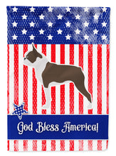 Load image into Gallery viewer, USA Patriotic Boston Terrier Garden Flag - Outdoor Decorative Yard Flag BB3344GF